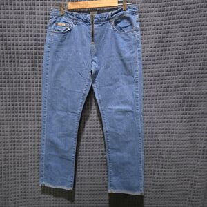 CalvinKlein Low Rise Bootcut Jeans Womens9 34x31 Y2K 90s Light Wash Zipper VTG